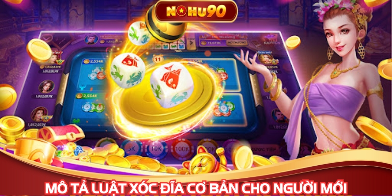 Mô tả luật xóc đĩa cơ bản cho người mới