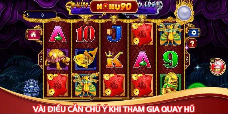 Vài điều cần chú ý khi tham gia quay hũ